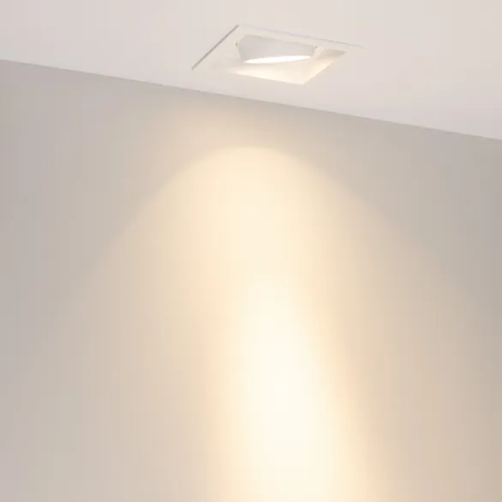 Светильник MS-VORTEX-BUILT-S140x140-30W Warm3000 (WH-WH, 17 deg, 230V) (Arlight, IP20 Металл, 5 лет) 057920