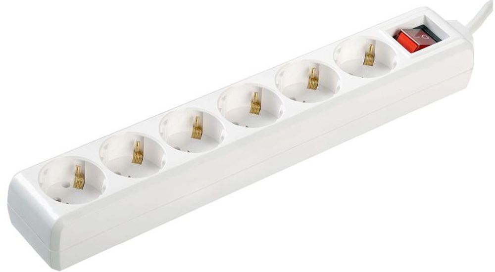 Удлинитель 6х5м с заземл. 16А IP20 У06К 2P+PE 250В 3х1 с выкл. IEK WYP10-16-06-05-ZK-N Удлинитель 6х5м с заземл. 16А IP20 У06К 2P+PE 250В 3х1 с выкл. IEK WYP10-16-06-05-ZK-N