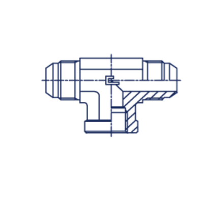 Штуцер PT JIC 1.1/16 - BSP 1/2