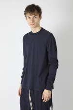 RICK OWENS DRKSHDW ЛОНГСЛИВ СИНИЙ CREWNECK SWEAT