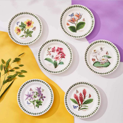 Portmeirion - Десертная тарелка Гавайский гибискус Exotic Botanic Garden 18см / артикул   EG05092-A  / GTIN 00797641
