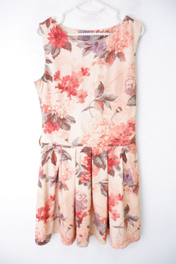 Платье L'adore  с цветами 46 размер