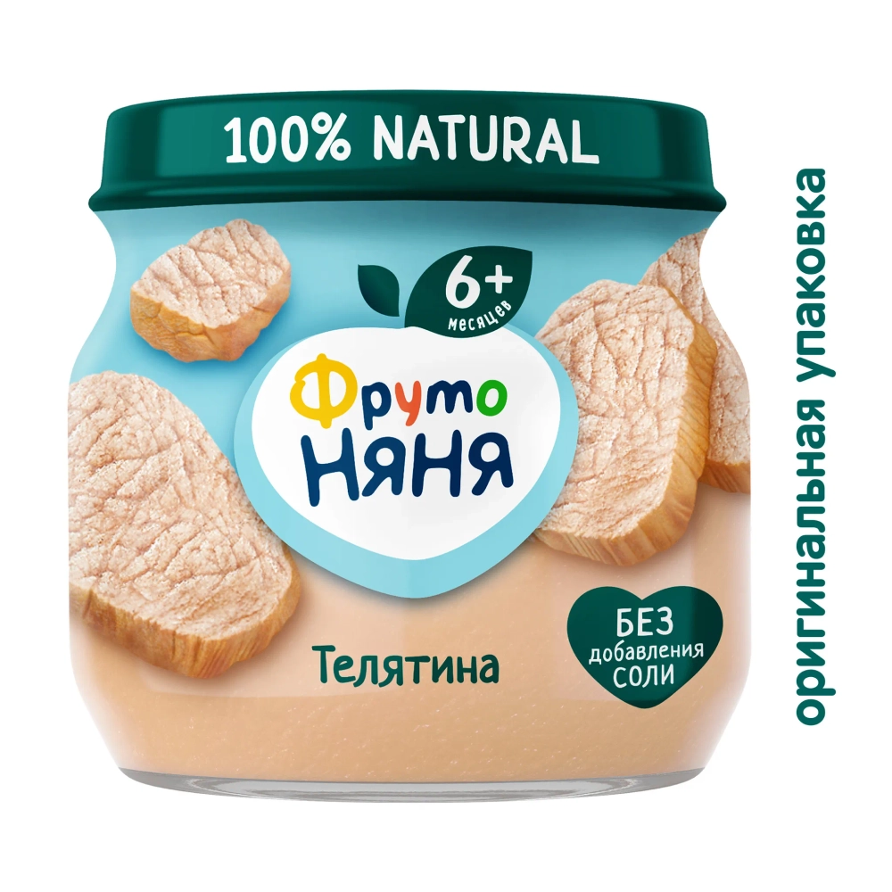 Фрутоняня пюре Мясное Телятина 80г