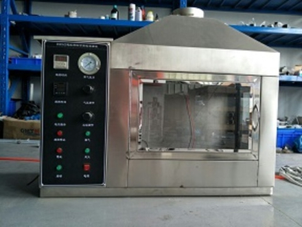 Construction material flame test chamber ISO 11925-2