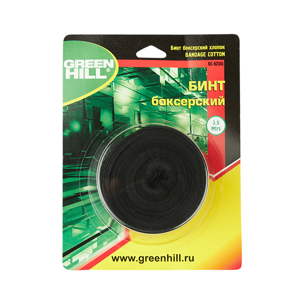 BC-6235c Эластичные боксерские бинты черные GL