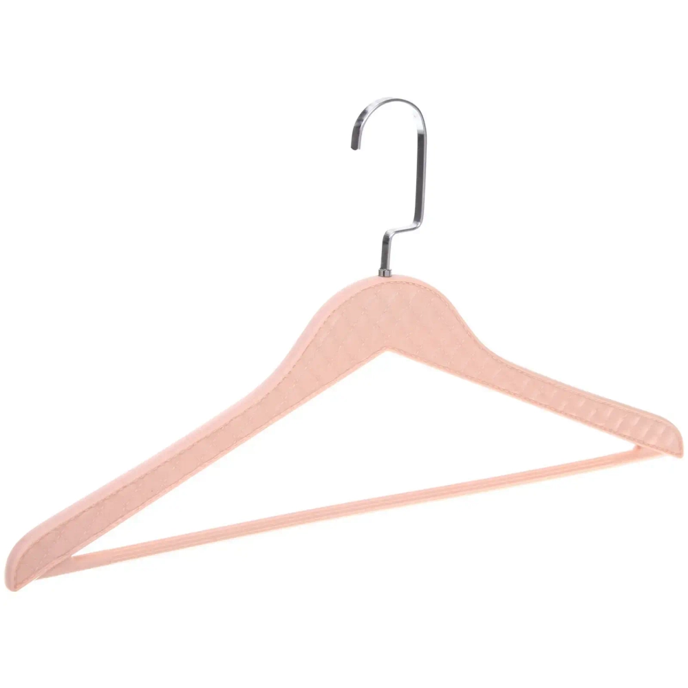 Плечики для одежды 2шт «ФРАТТО», цвет пудровый, 44*24см (Лейбл Селфи)