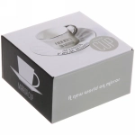 Чайная пара (зеркальная кружка 230мл+блюдце) анаморфный дизайн «Райские птицы»