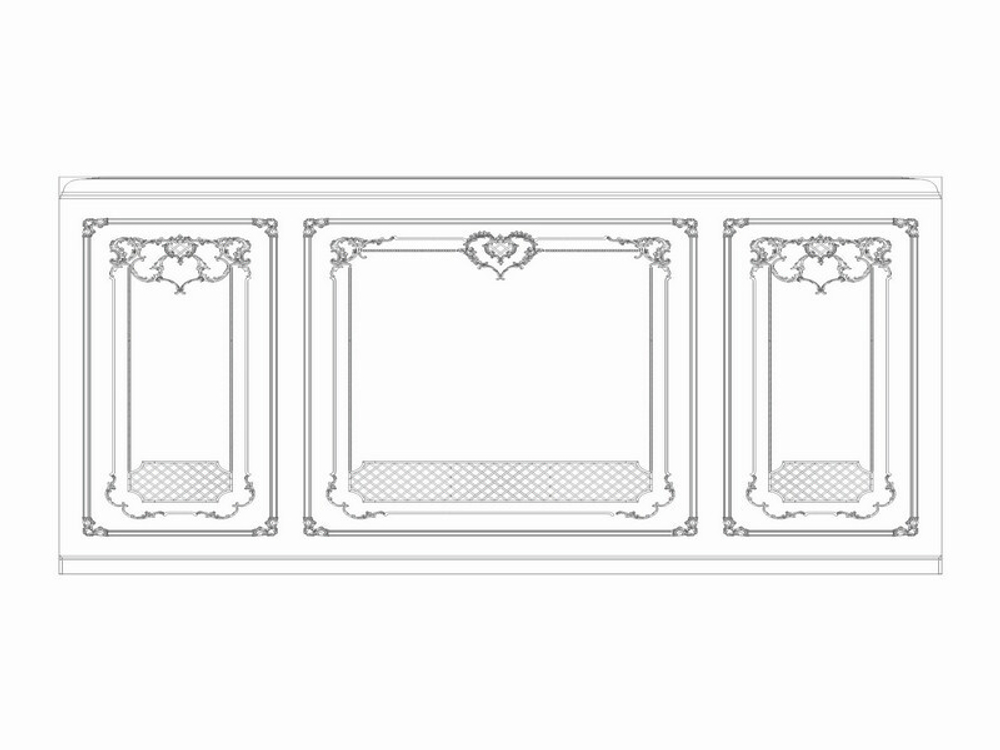 Стена RODECOR Растрелли Ф3 77403RC
