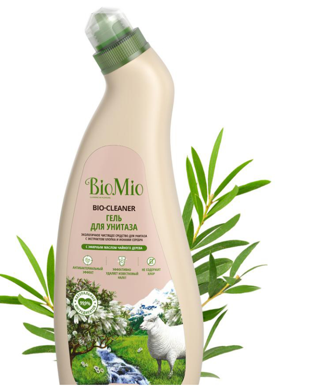 Чистящее средство для унитаза BioMio Bio-Toilet Cleaner Чайное дерево, гель, 750 мл