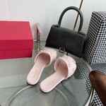 Valentino Flat Roman Stud Slide Sandal