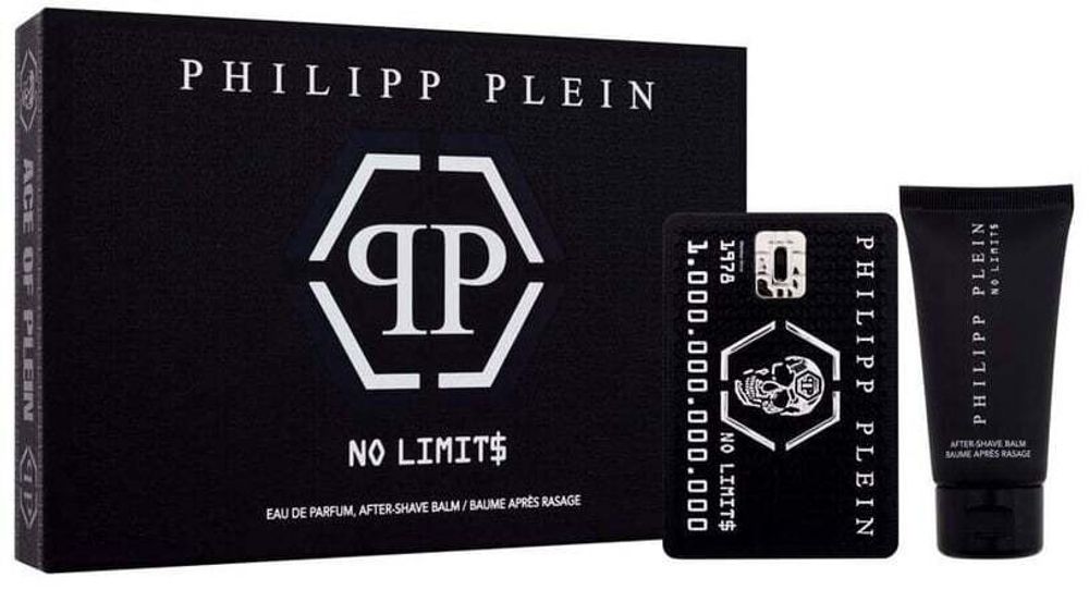 PHILIPP PLEIN NO LIMITS SET EDP 50 ML + A/S BALM 50 ML
