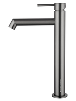 Смеситель для раковины высокий WONZON & WOGHAND, Темный графит (WW-H1064-BGG)