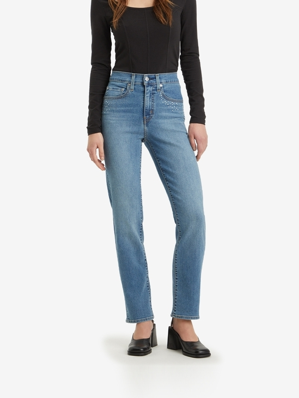 Женские прямые джинсы с завышенной талией Levi's 724 High Rise Straight 18883-0315