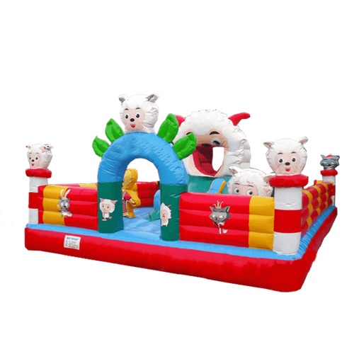 Коммерческий надувной батут "Веселый барашек"