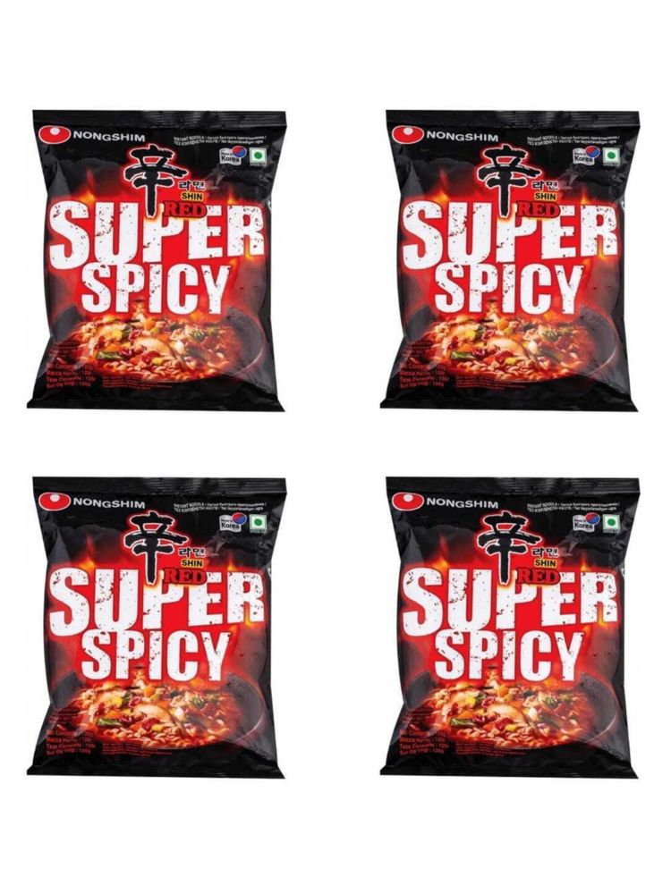 Лапша острая Nongshim Shin Ramyun Super Spicy 120 г 4 шт