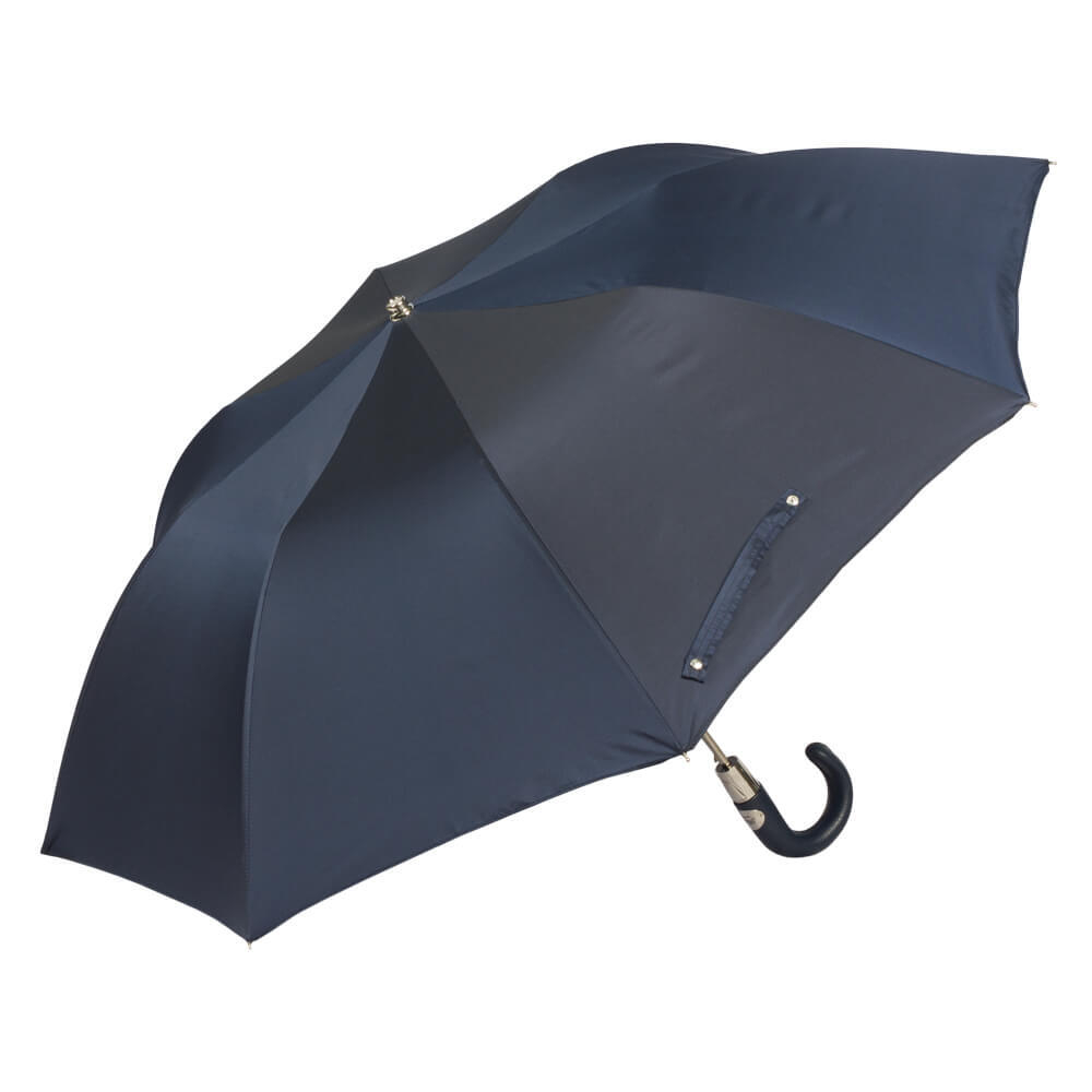 Зонт складной Pasotti Auto Classic Pelle Oxford Blu Pasotti