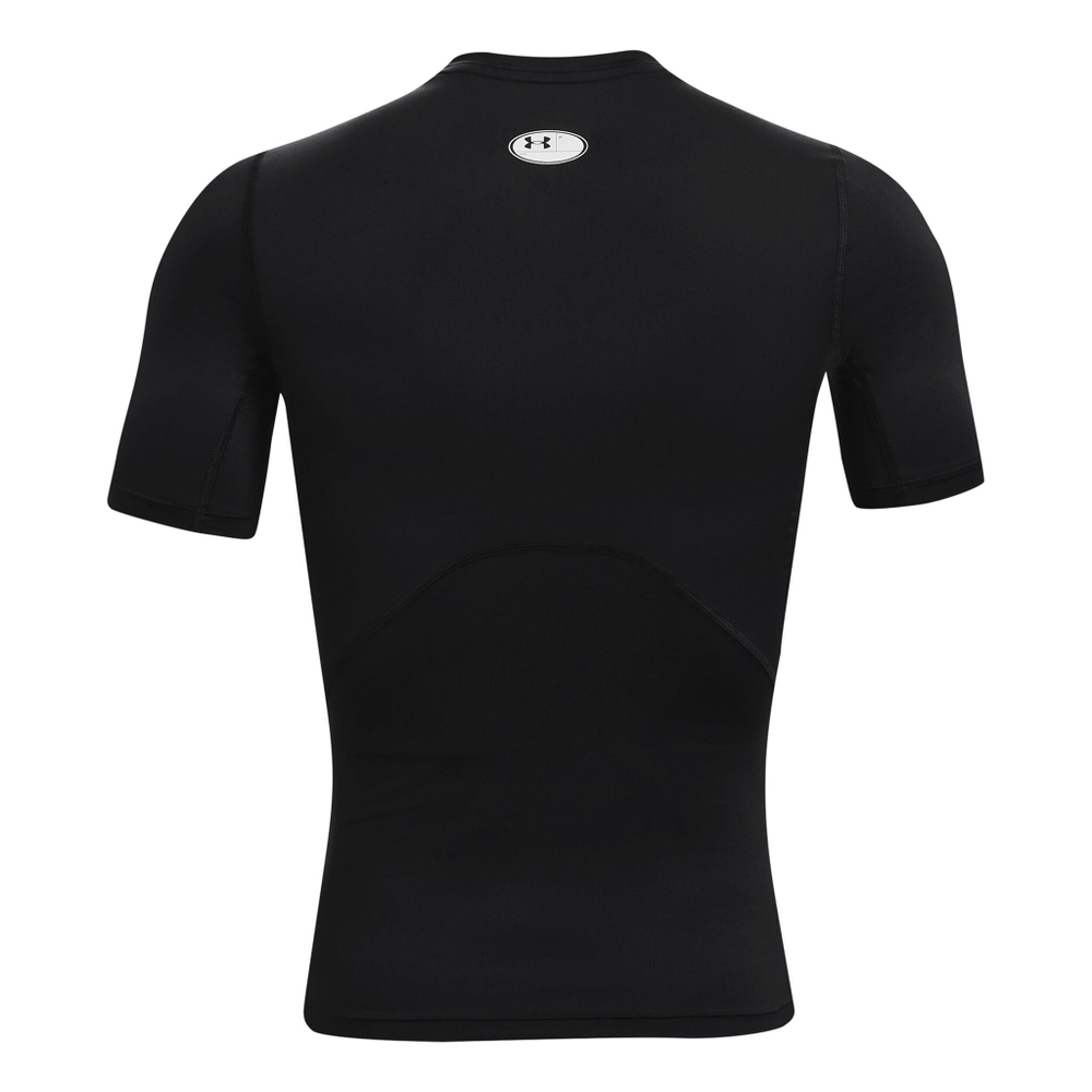 Мужское теннисное поло Under Armour Heatgear Armour T-Shirt Men - Black, White