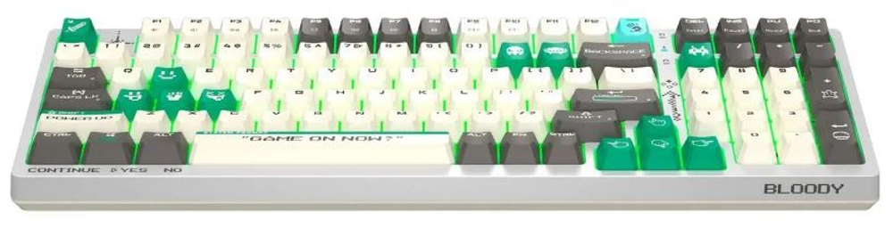 Клавиатура  A4Tech Bloody S98 Pixels Green