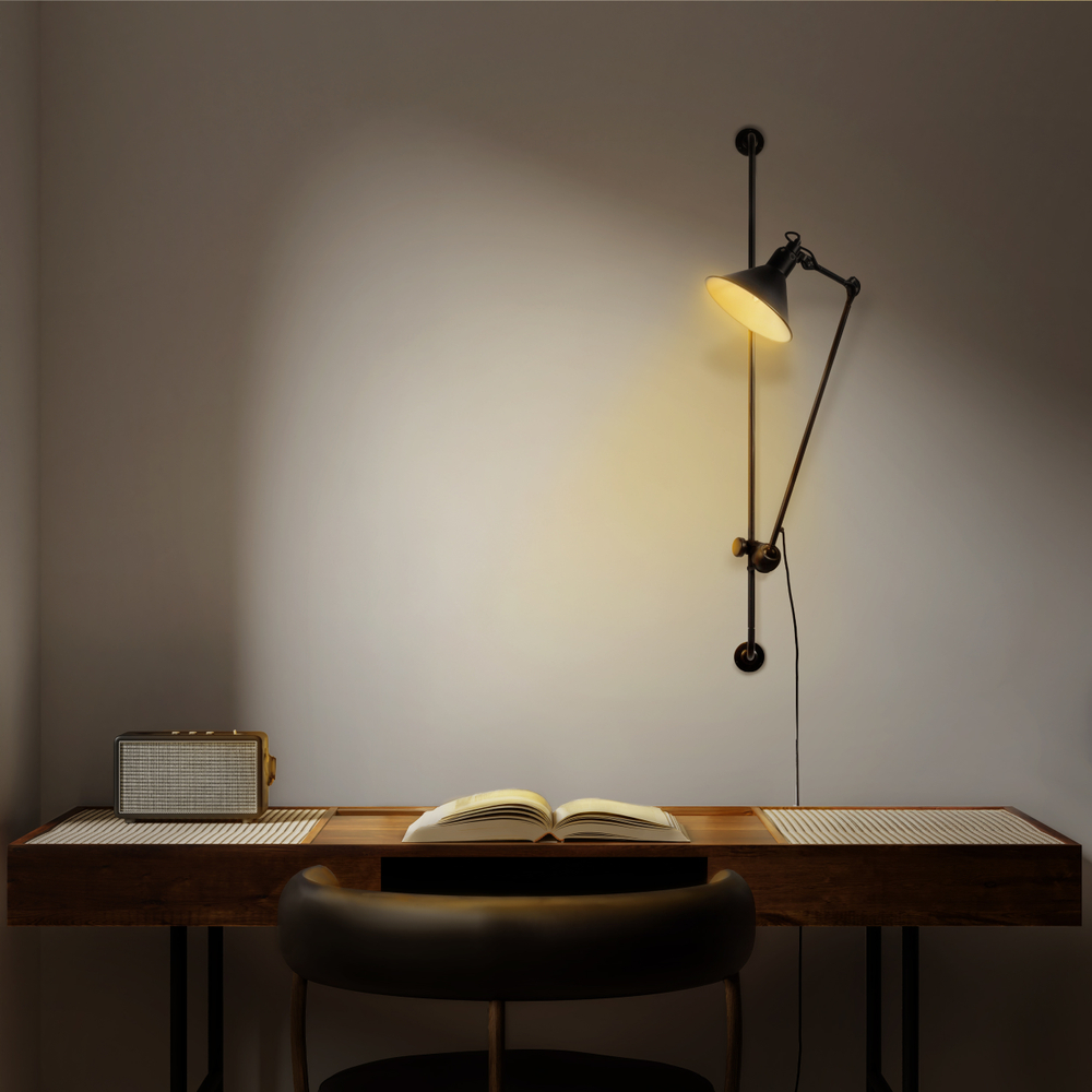 765627 Бра LOFT 1х40W E14 ЧЕРНЫЙ