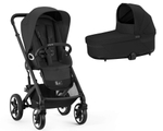 Коляска Cybex Talos S Lux BLK complete Cloud T Sepia Black Plus 3 в 1 Moon Black с дождевиками