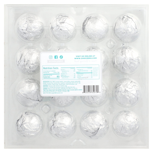 ChocZero, Королевский трюфель, белый с кокосом, 240 г (8,5 унции)