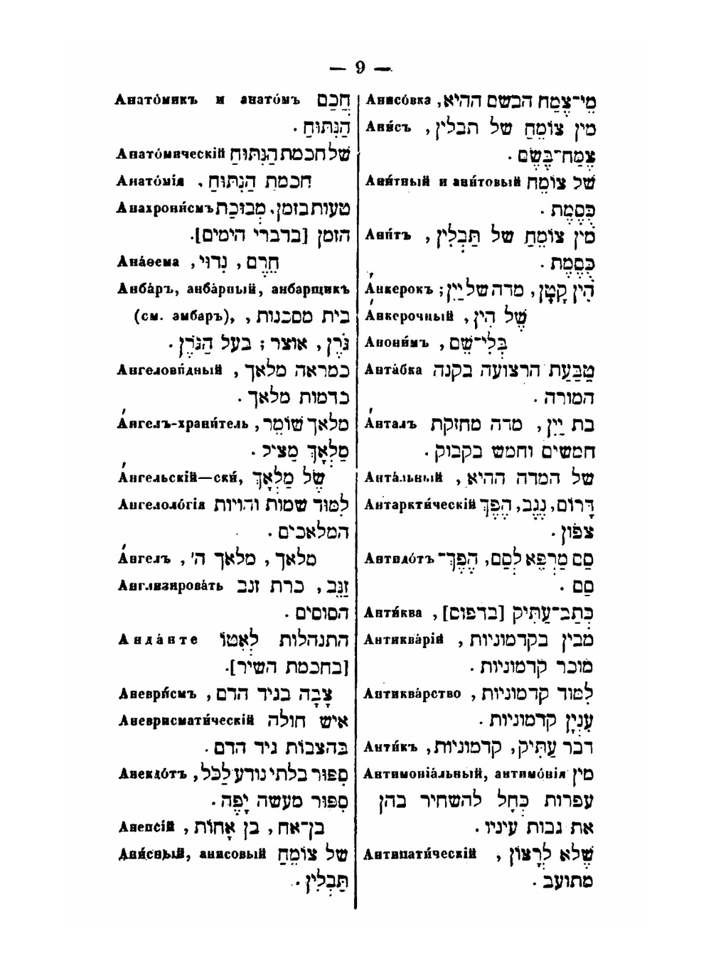 Русско-еврейский словарь | Нет автора