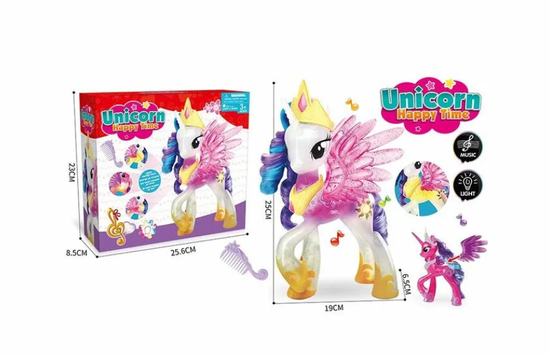 Музыкальный Единорог - Пони "Unocorn Happy Time" свет/звук