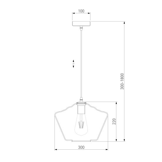 50199/1 / подвесной светильник / золото