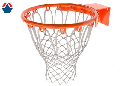 Кольцо баскетбольное №7 ТР усиленное (ОРАНЖЕВОЕ)