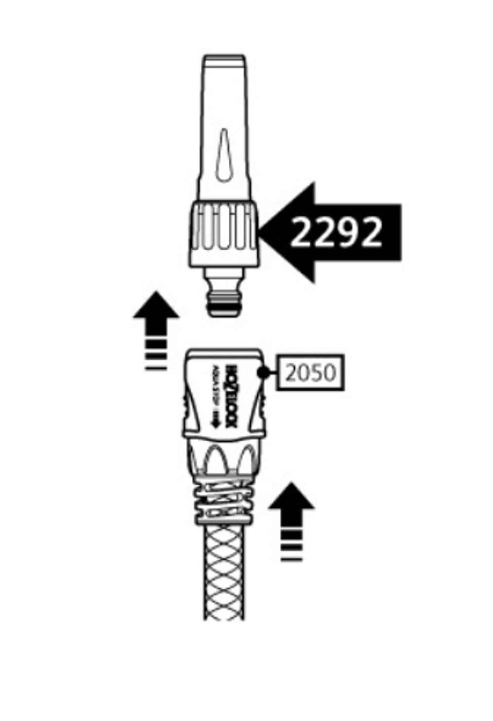 Наконечник для шланга HoZelock 2292