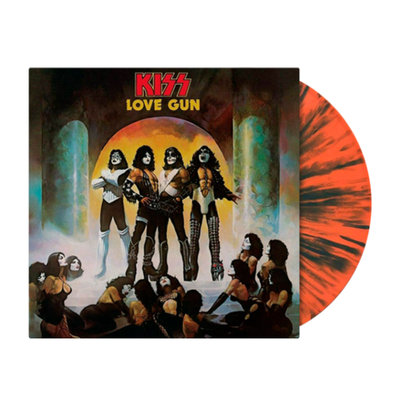 Kiss Love Gun (Tangerine/Aqua Splatter)