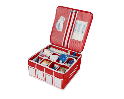 Аптечка домашняя 34х34х16 (красная)