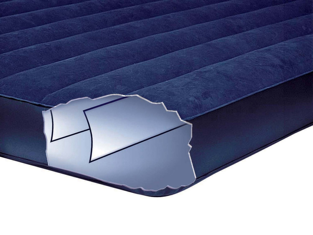 Надувной матрас Intex Classic Downy Bed, 120x191x22 см.