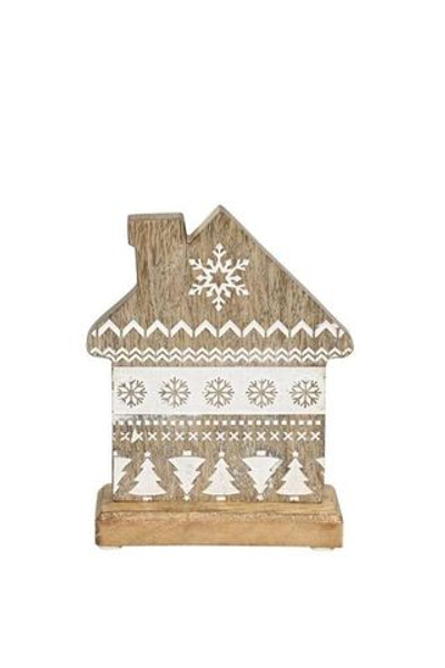 Декор "Домик" орнамент 13x5x17см