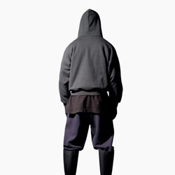 Худи Yeezy Gap Engineered by Balenciaga Shrunken Hoodie Black