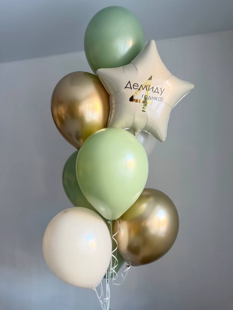 Воздушные гелиевые шарики с доставкой по Хабаровску №4558