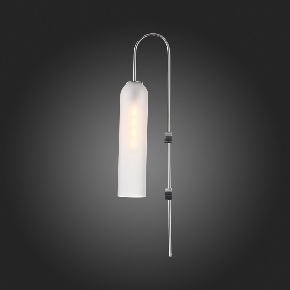 SL1145.151.01 Светильник настенный ST-Luce Хром/Белый E27 1*60W
