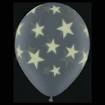 Шар 11 Звезды светящиеся (25 шт)