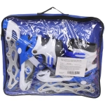 Коньки роликовые раздвижные Sport Star 136S, синий, колеса ПВХ, размер M (35-38)