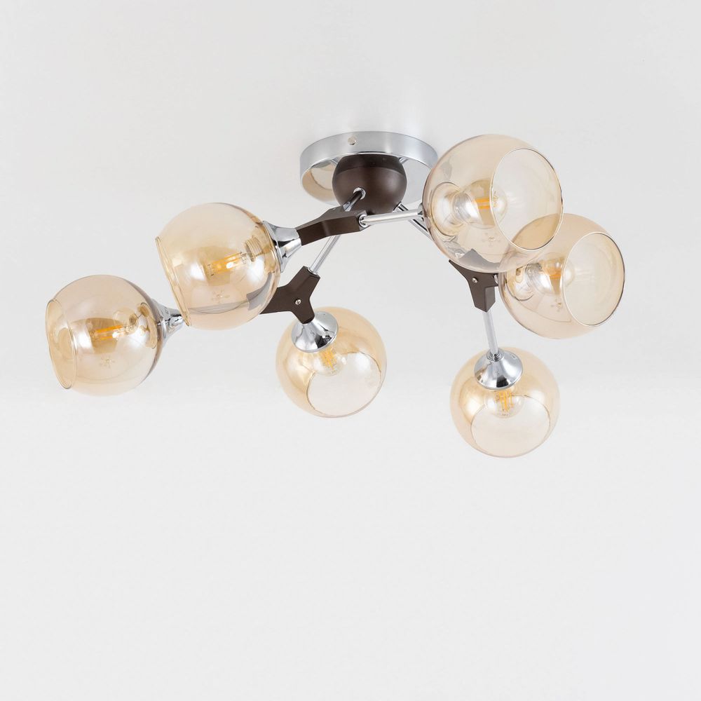 Citilux Тиль CL138165 Люстра потолочная Хром