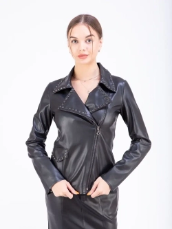 Куртка женская кожаная, экокожа женская