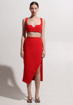 Юбка миди асимметрия