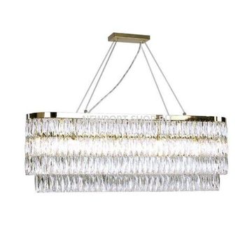 Подвесная люстра 16*G9 10128+8/S gold золото ELIZABETH Newport