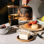 Масленка из дерева Сибирский Кедр для сливочного масла MS10