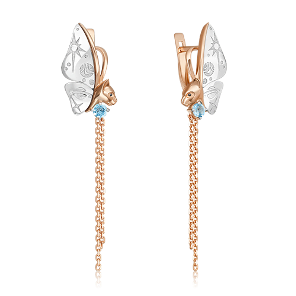 Серьги из золота 585 пробы