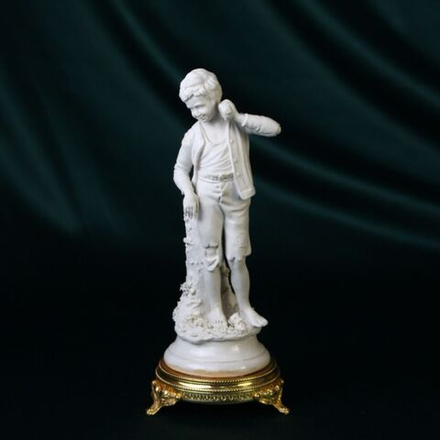 Винтаж: Фарфоровая мануфактура Capodimonte. «Скульптура мальчика»