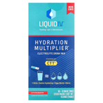 Liquid I.V., Hydration Multiplier®, смесь для приготовления электролитов, клубника, 10 пакетиков по 16 г (0,56 унции)