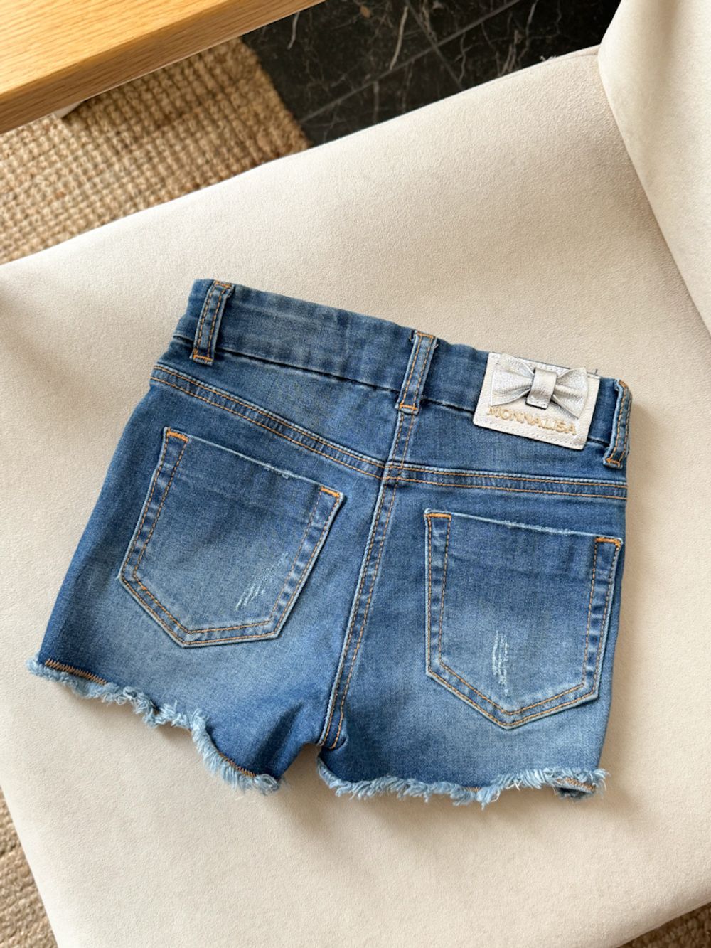 Джинсовые шорты Monnalisa, 116