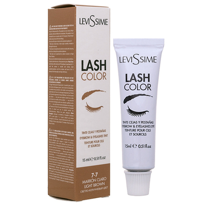 Levissime Краска для ресниц и бровей Lash Color - "Светло-коричневая - 7-7", 15 мл.