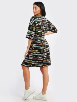 Платье-футболка спортивное оверсайз